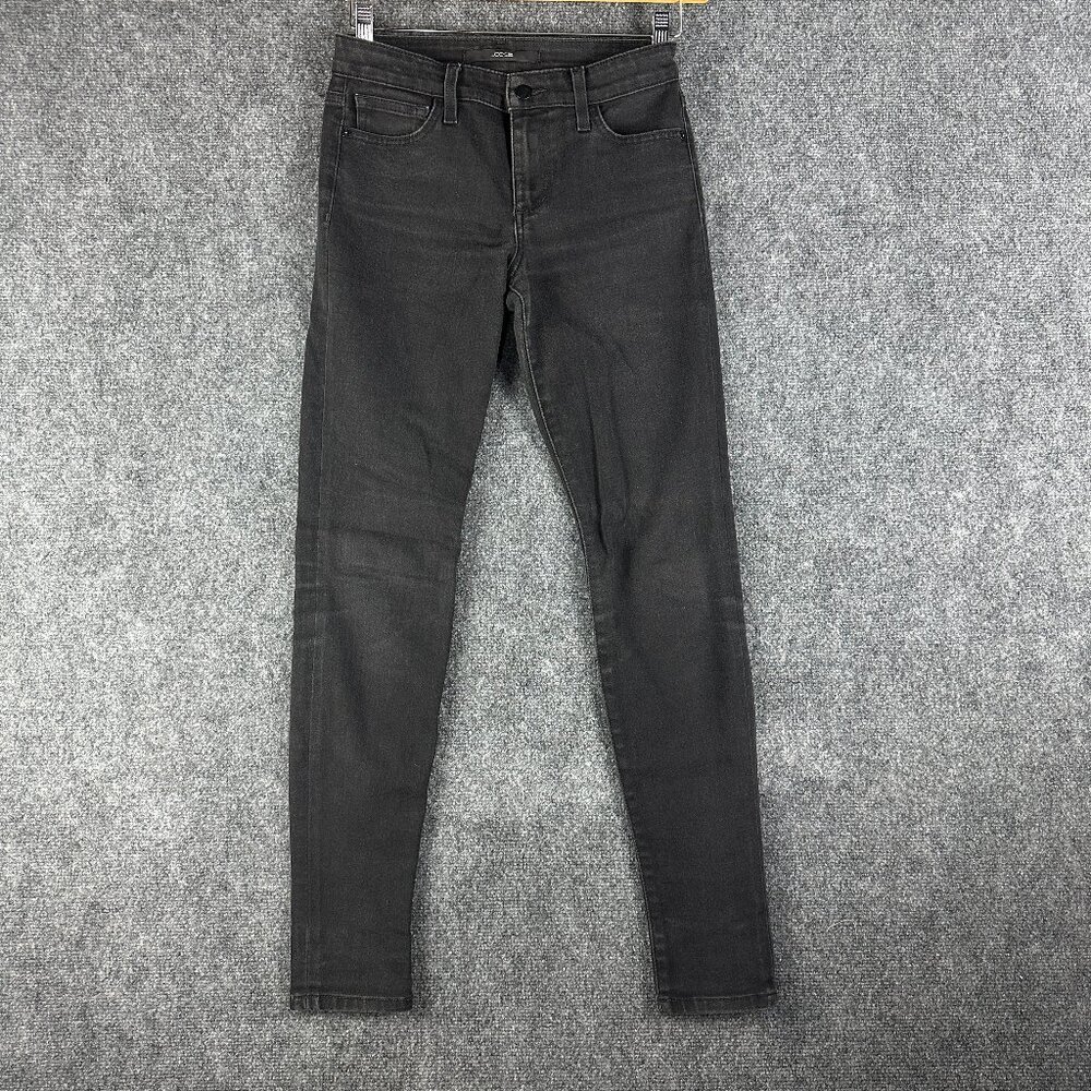 Joes Jeans Womens 26 Skinny Black Cotton Stretch Pockets Logo